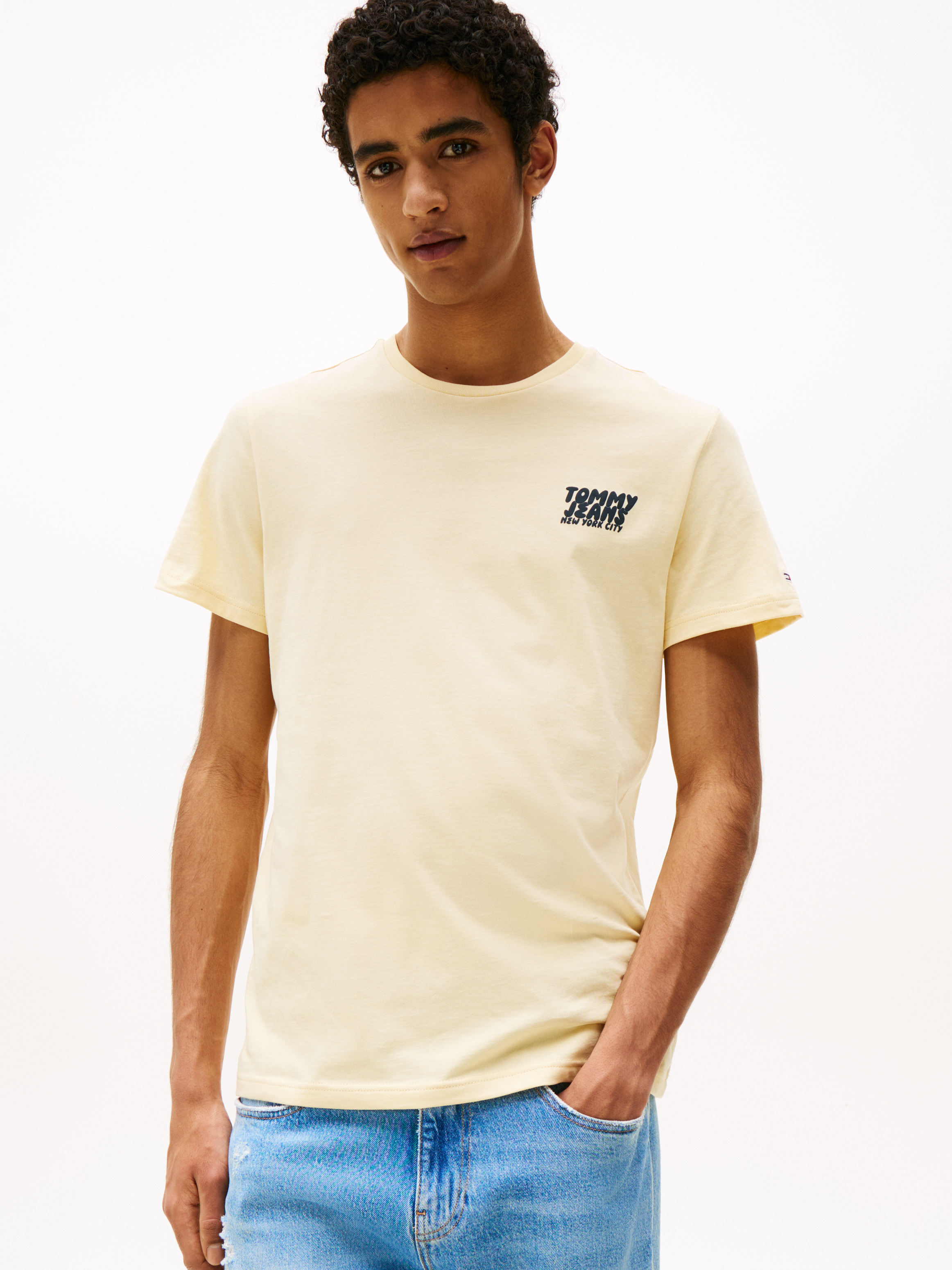 Tシャツ・カットソー      Jeans Track Graphic Logo Logo T-shirt | Dark Blue | Jack & Jones®