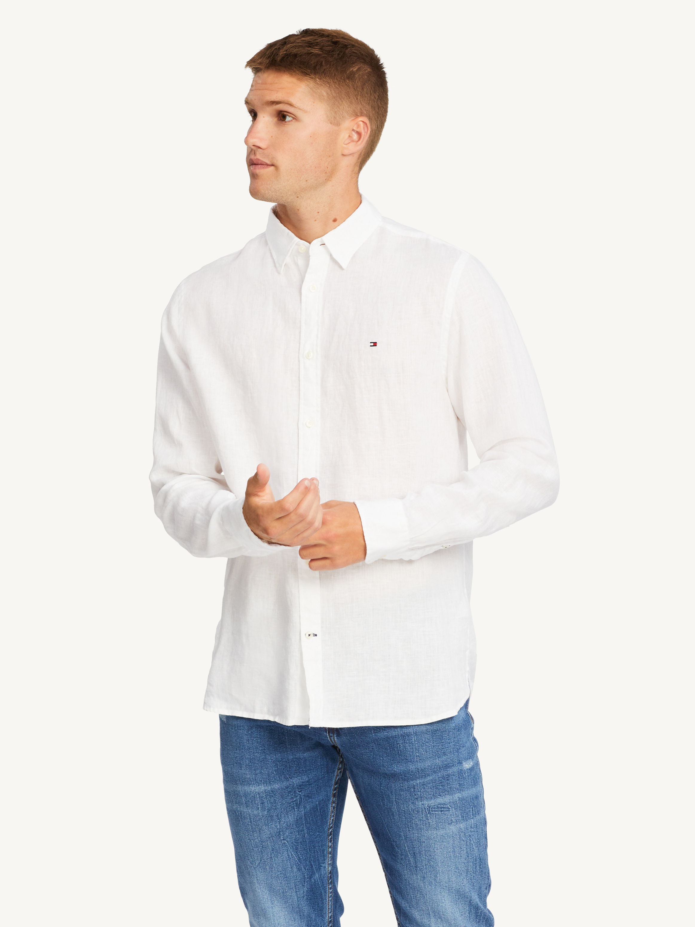 Premium Linen Shirt Shirts Tommy Hilfiger