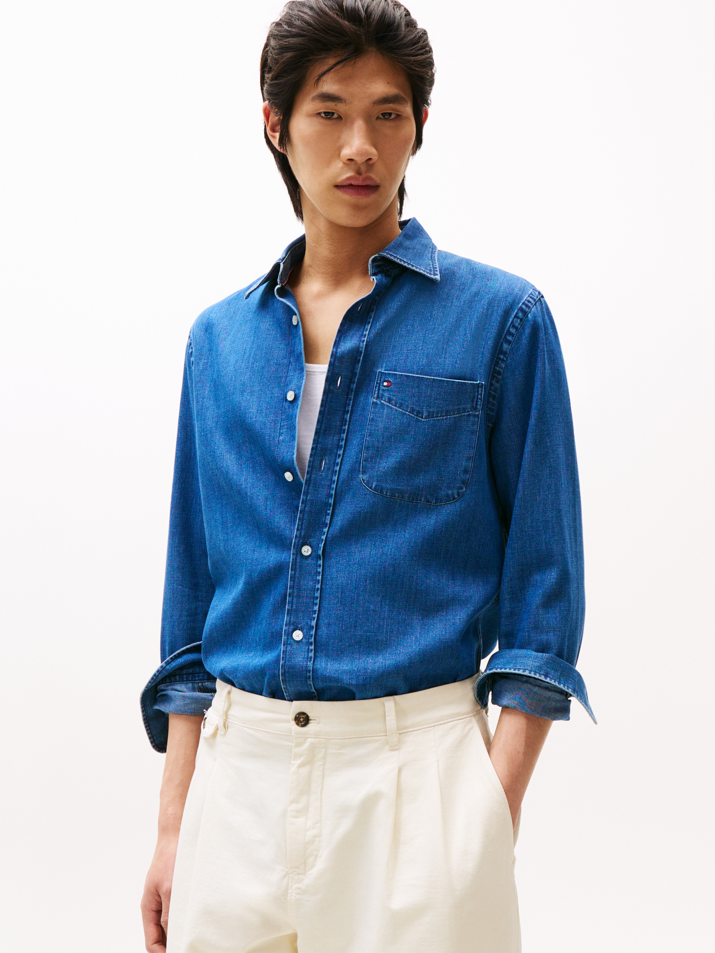 Regular Fit Denim Shirt | Shirts | Tommy Hilfiger