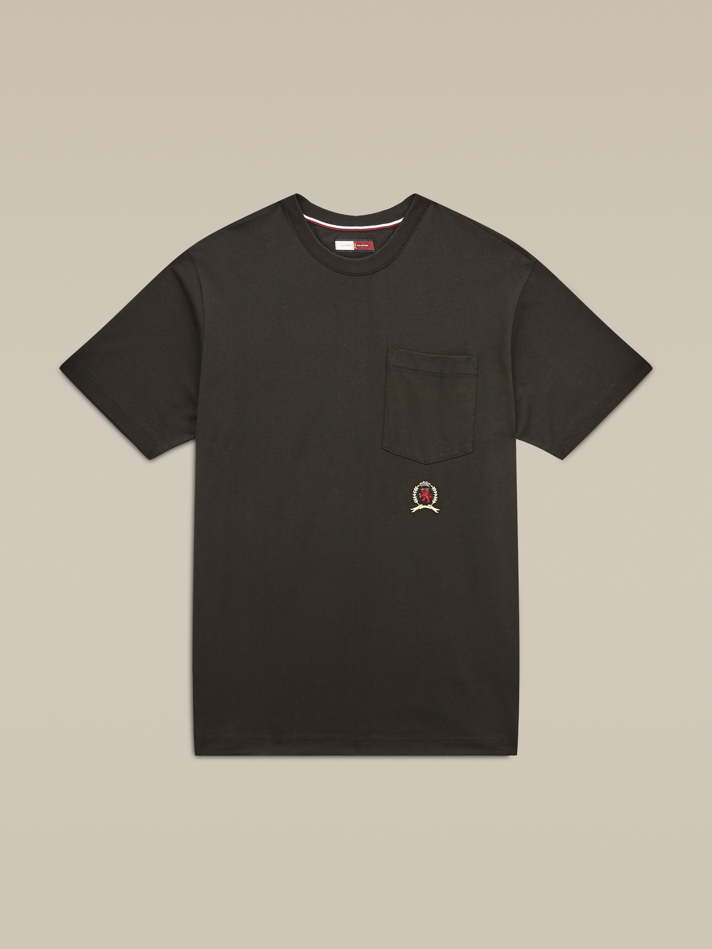 Crest Embroidery Pocket Tshirt Tommy Hilfiger