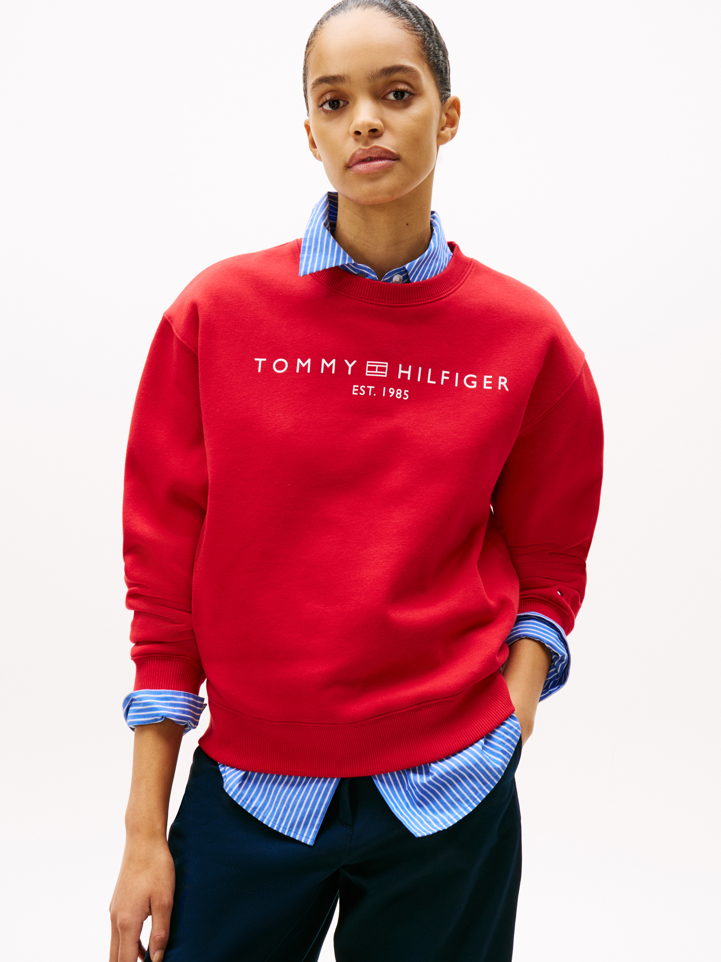 Chest Logo Crew Neck Sweatshirt | Sweatshirts & Hoodies