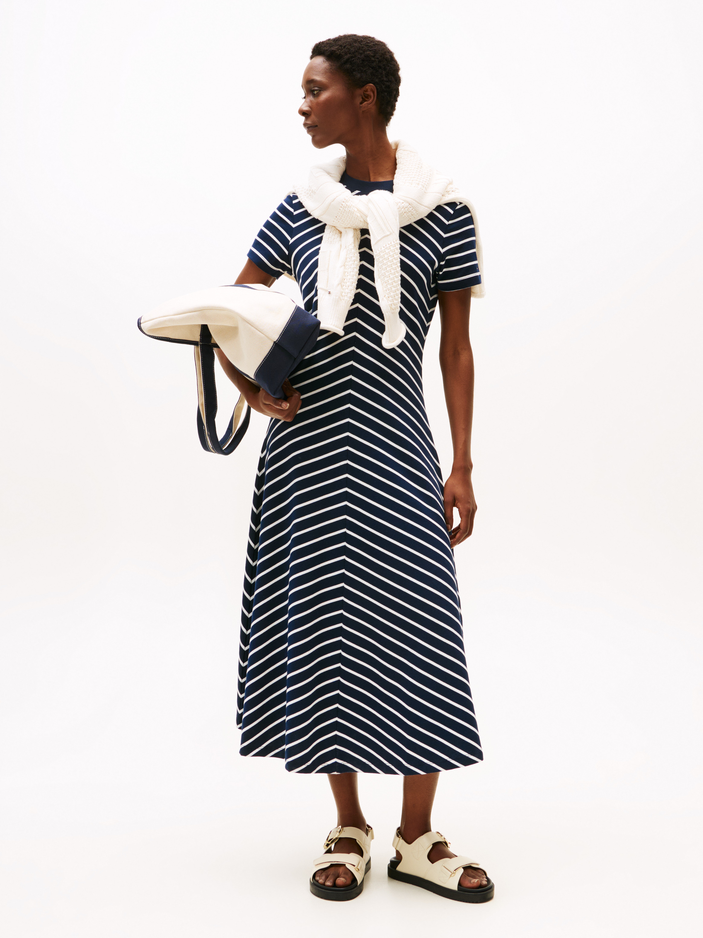 The Sofia Capsule Stripe Dress | Skirts | Tommy Hilfiger